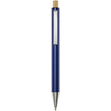 Penna a sfera in alluminio riciclato Cyrus (inchiostro blu) personalizzato con logo - Pubblienne