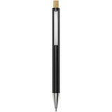 Penna a sfera in alluminio riciclato Cyrus (inchiostro blu) personalizzato con logo - Pubblienne