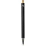 Penna a sfera in alluminio riciclato Cyrus (inchiostro blu) personalizzato con logo - Pubblienne