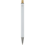 Penna a sfera in alluminio riciclato Cyrus (inchiostro nero) personalizzato con logo - Pubblienne