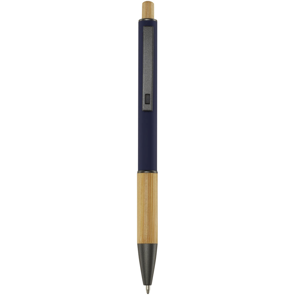 Penna a sfera in alluminio riciclato Darius (inchiostro blu) personalizzato con logo - Pubblienne
