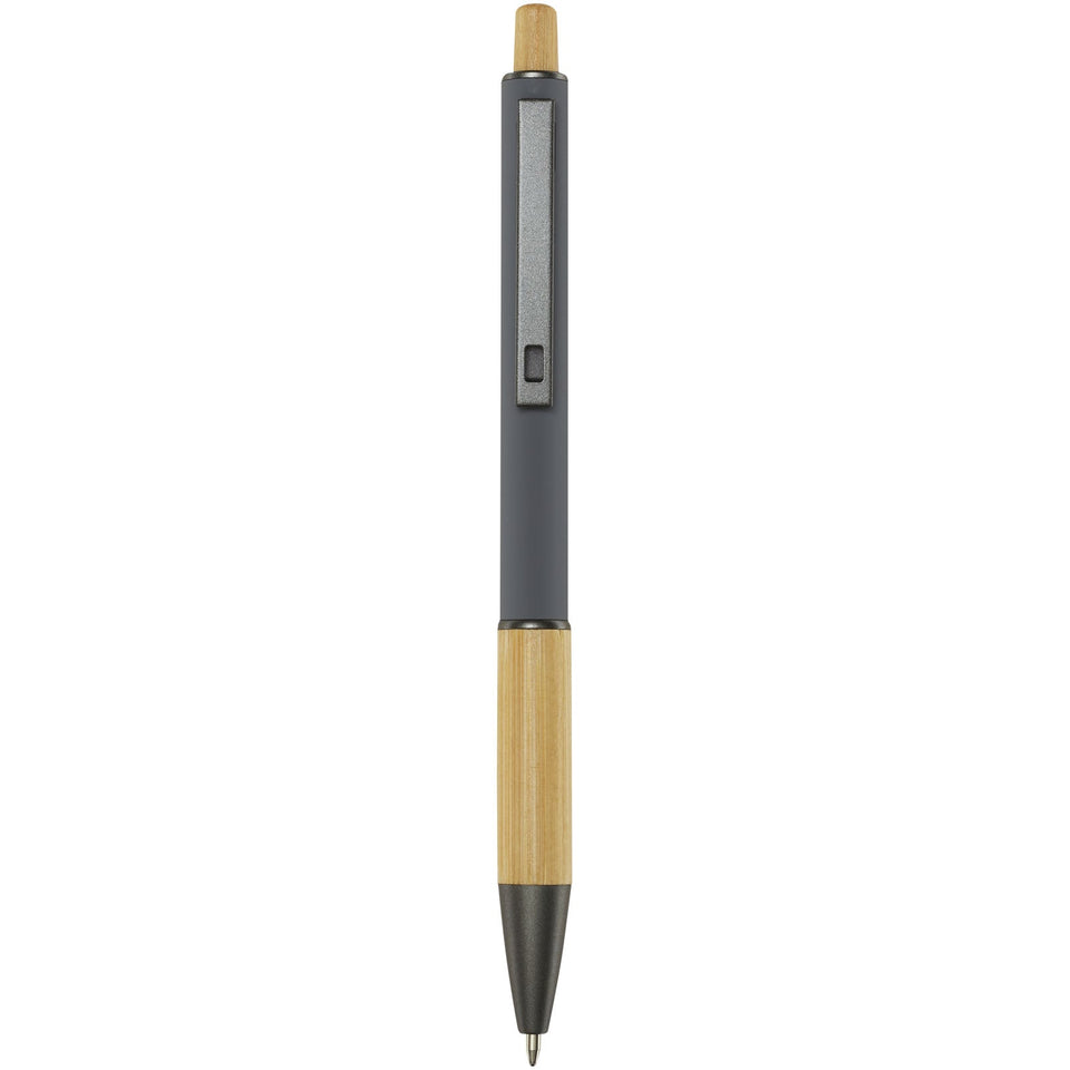 Penna a sfera in alluminio riciclato Darius (inchiostro blu) personalizzato con logo - Pubblienne