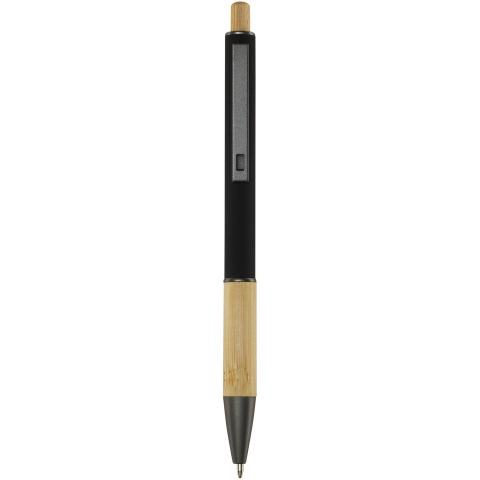 Penna a sfera in alluminio riciclato Darius (inchiostro blu) personalizzato con logo - Pubblienne