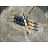 Penna a sfera in alluminio riciclato Darius (inchiostro blu) personalizzato con logo - Pubblienne