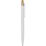 Penna a sfera in alluminio riciclato Nooshin (inchiostro blu) personalizzato con logo - Pubblienne