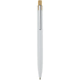 Penna a sfera in alluminio riciclato Nooshin (inchiostro blu) personalizzato con logo - Pubblienne