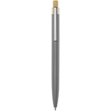 Penna a sfera in alluminio riciclato Nooshin (inchiostro blu) personalizzato con logo - Pubblienne