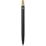 Penna a sfera in alluminio riciclato Nooshin (inchiostro blu) personalizzato con logo - Pubblienne