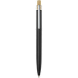 Penna a sfera in alluminio riciclato Nooshin (inchiostro blu) personalizzato con logo - Pubblienne