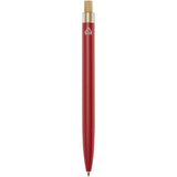 Penna a sfera in alluminio riciclato Nooshin (inchiostro nero) personalizzato con logo - Pubblienne
