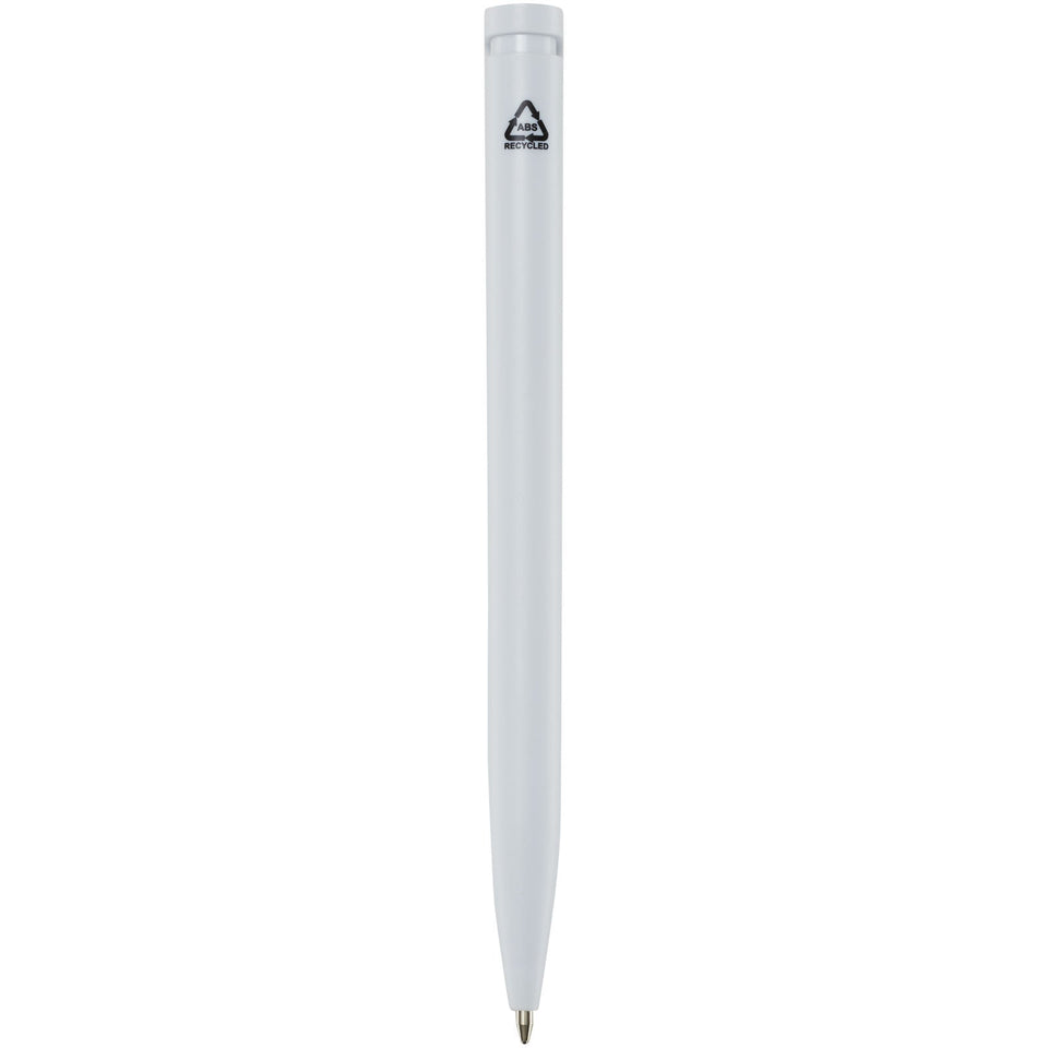 Penna a sfera in plastica riciclata Unix (inchiostro blu) personalizzato con logo - Pubblienne