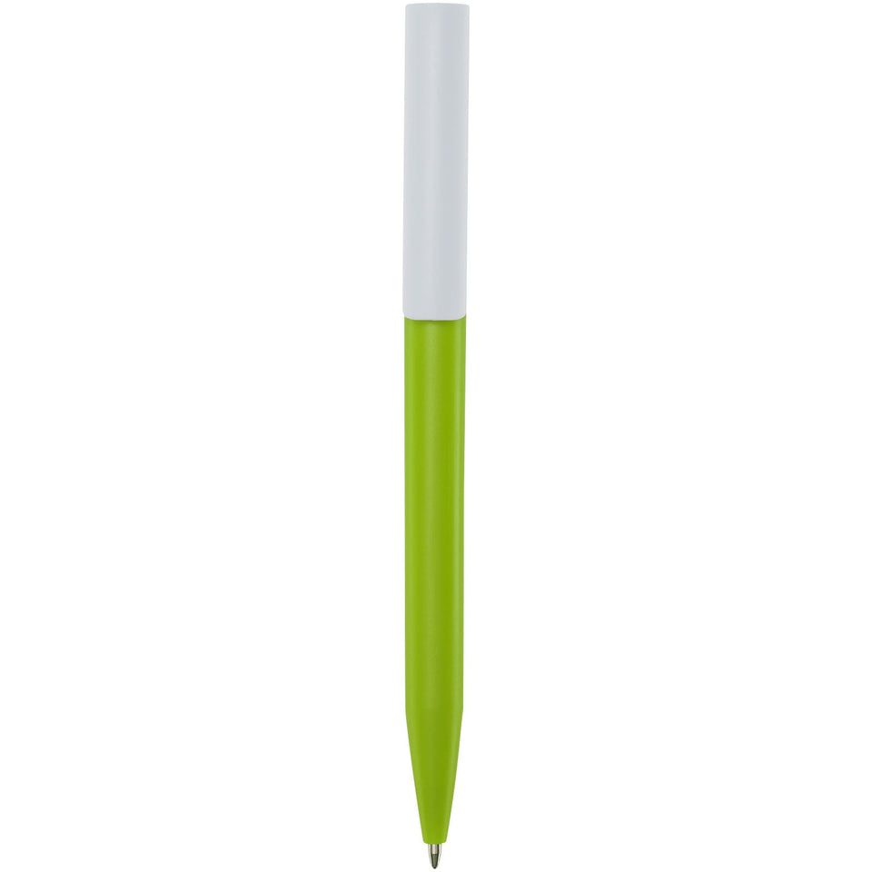 Penna a sfera in plastica riciclata Unix (inchiostro blu) personalizzato con logo - Pubblienne