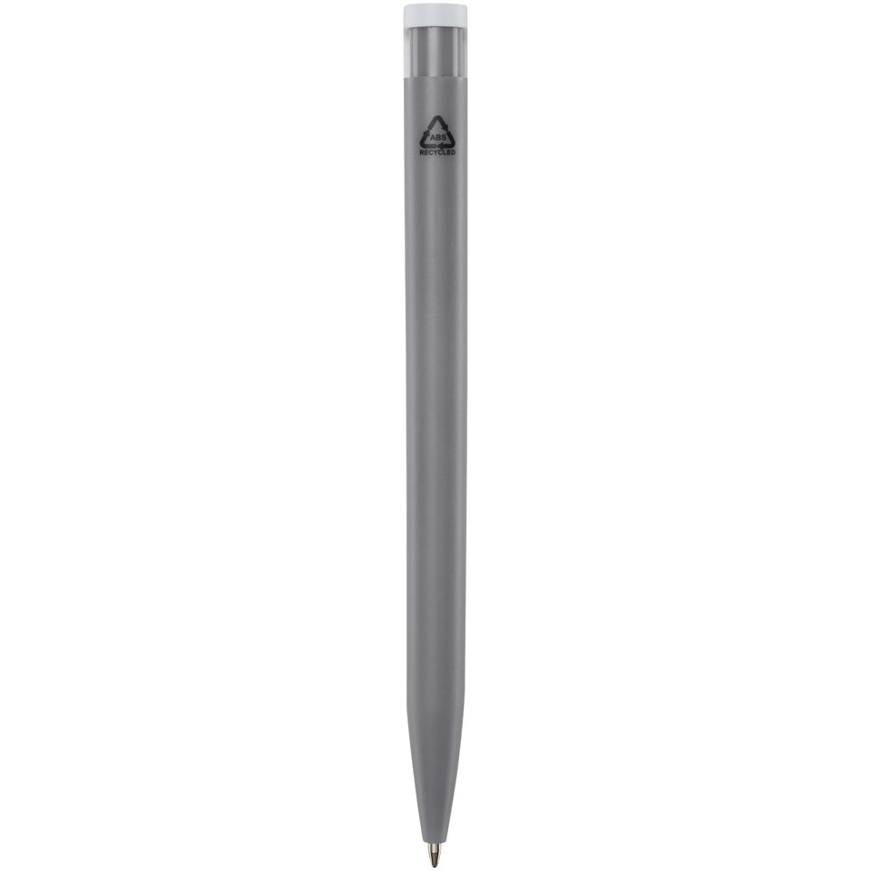 Penna a sfera in plastica riciclata Unix (inchiostro blu) personalizzato con logo - Pubblienne