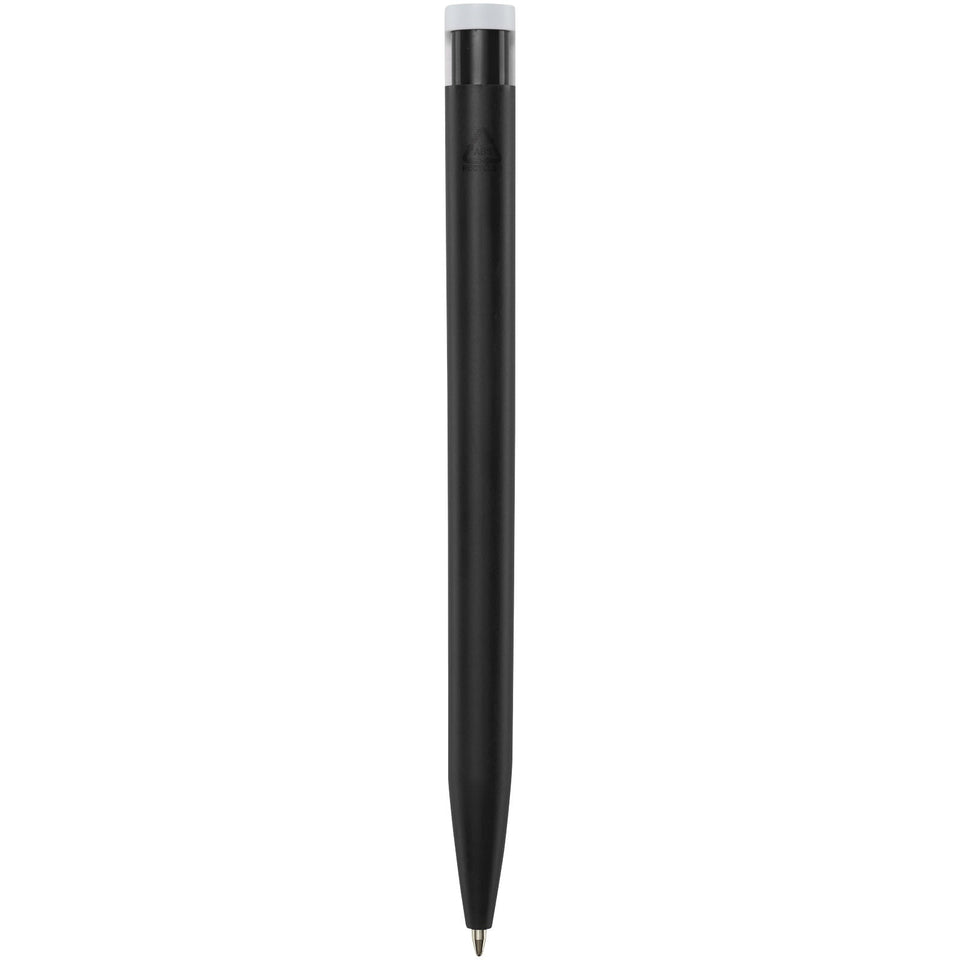 Penna a sfera in plastica riciclata Unix (inchiostro blu) personalizzato con logo - Pubblienne