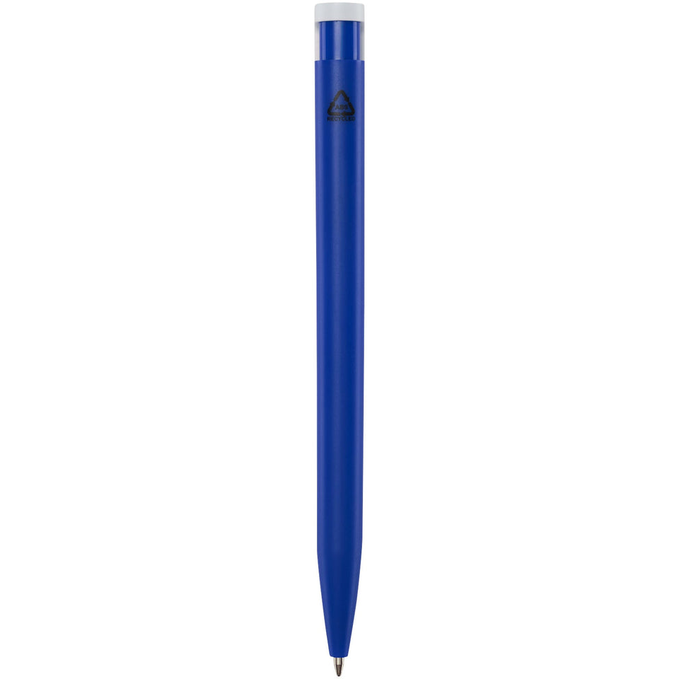 Penna a sfera in plastica riciclata Unix (inchiostro nero) personalizzato con logo - Pubblienne
