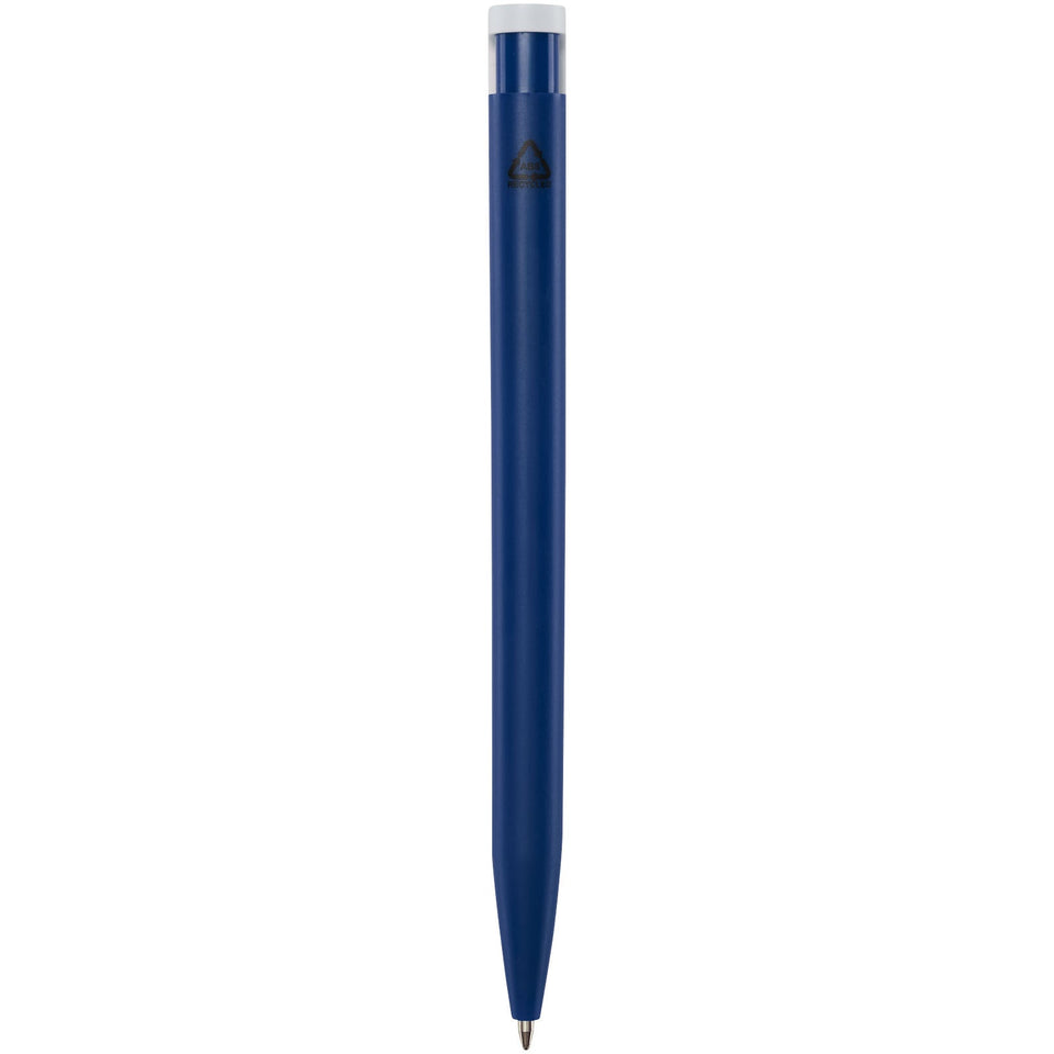 Penna a sfera in plastica riciclata Unix (inchiostro nero) personalizzato con logo - Pubblienne