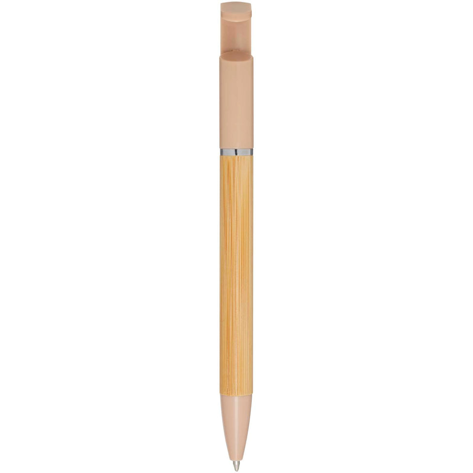 Penna supporto per telefono Delfina (inchiostro nero) personalizzato con logo - Pubblienne