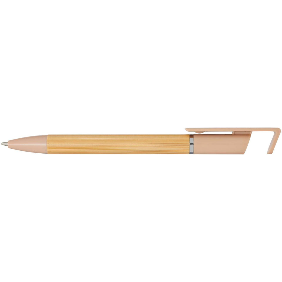 Penna supporto per telefono Delfina (inchiostro blu) personalizzato con logo - Pubblienne