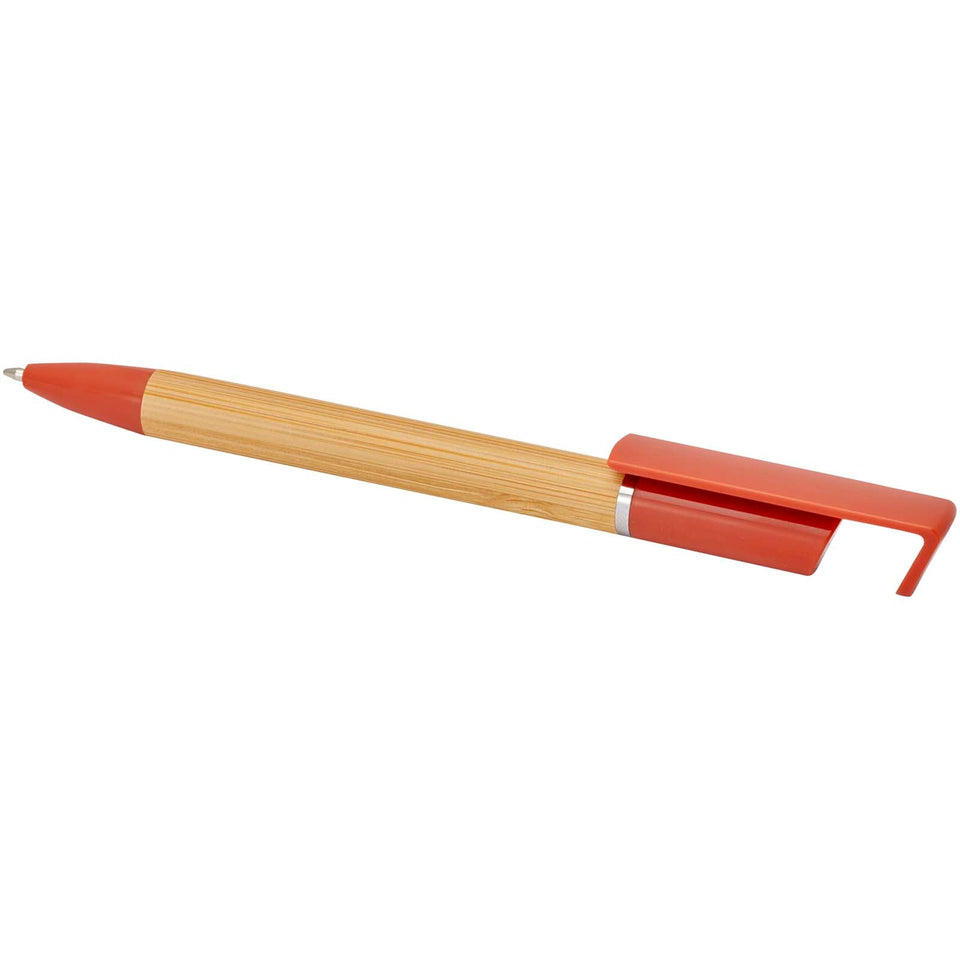 Penna supporto per telefono Delfina (inchiostro blu) personalizzato con logo - Pubblienne