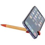 Penna supporto per telefono Delfina (inchiostro blu) personalizzato con logo - Pubblienne