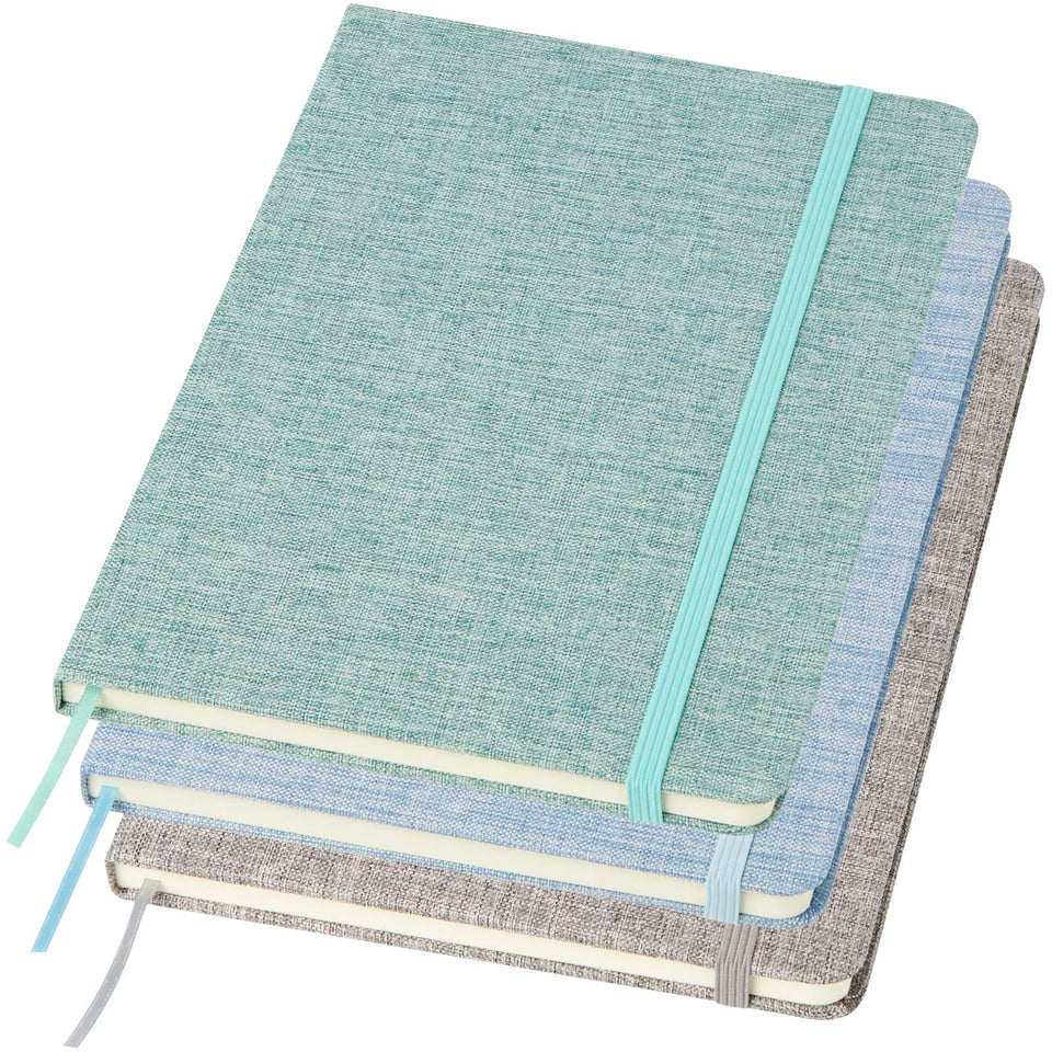Blocco note formato A5 in cotone Ramona personalizzato con logo - Pubblienne