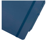 Blocco note formato A5 con copertina rigida in plastica recuperata in prossimità degli oceani e penna a sfera Thalaasa (inchi personalizzato con logo - Pubblienne