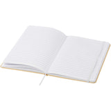 Blocco note formato A5 con copertina rigida di cartone riciclato Nelida personalizzato con logo - Pubblienne