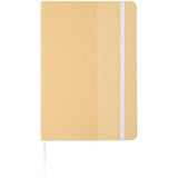 Blocco note formato A5 con copertina rigida di cartone riciclato Nelida personalizzato con logo - Pubblienne