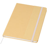 Blocco note formato A5 con copertina rigida di cartone riciclato Nelida personalizzato con logo - Pubblienne