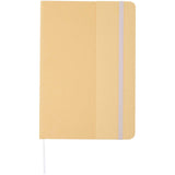 Blocco note formato A5 con copertina rigida di cartone riciclato Nelida personalizzato con logo - Pubblienne