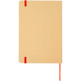Blocco note formato A5 con copertina rigida di cartone riciclato Nelida personalizzato con logo - Pubblienne