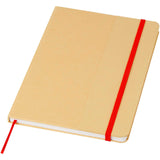 Blocco note formato A5 con copertina rigida di cartone riciclato Nelida personalizzato con logo - Pubblienne
