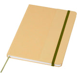 Blocco note formato A5 con copertina rigida di cartone riciclato Nelida personalizzato con logo - Pubblienne