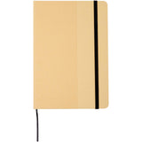 Blocco note formato A5 con copertina rigida di cartone riciclato Nelida personalizzato con logo - Pubblienne