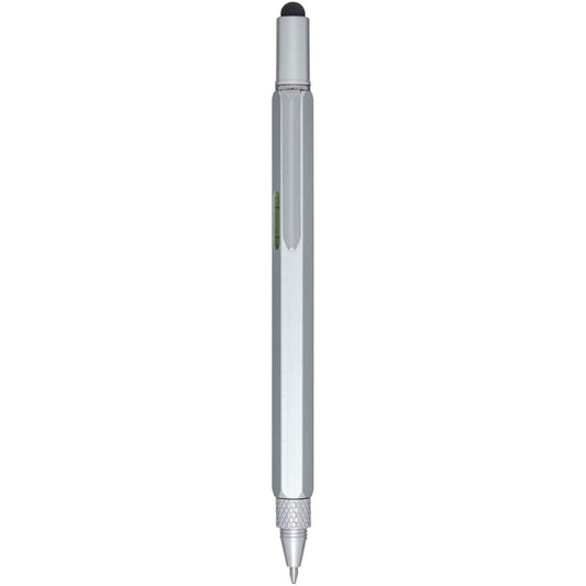 Penna multifunzione in alluminio riciclato Dora (inchiostro nero) personalizzato con logo - Pubblienne