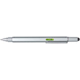 Penna multifunzione in alluminio riciclato Dora (inchiostro nero) personalizzato con logo - Pubblienne