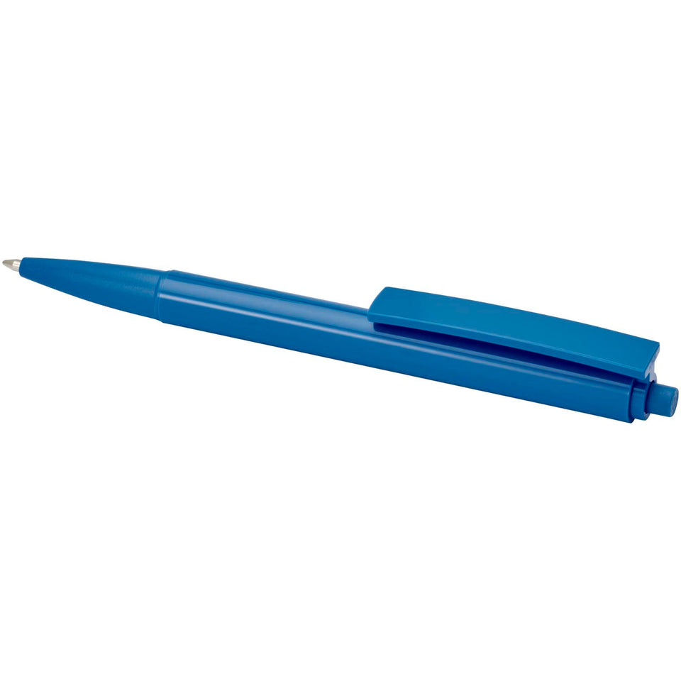 Penna a sfera in plastica riciclata Elsa (inchiostro nero) personalizzato con logo - Pubblienne