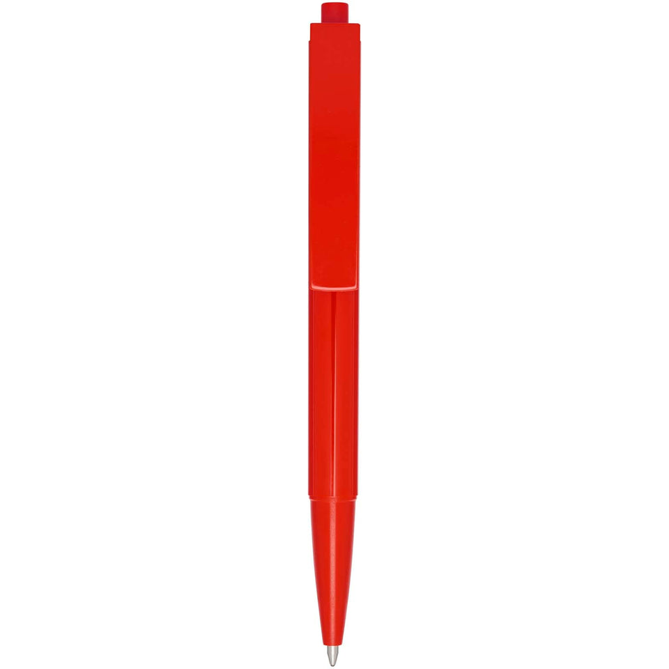 Penna a sfera in plastica riciclata Elsa (inchiostro blu) personalizzato con logo - Pubblienne
