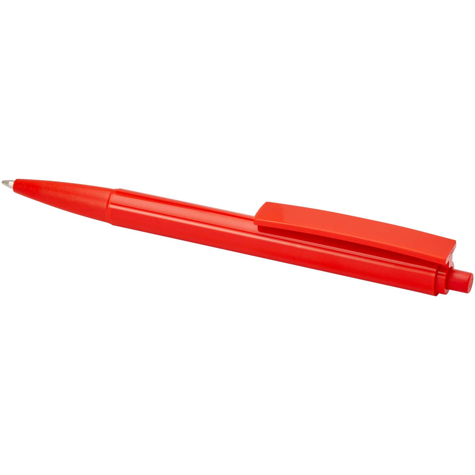 Penna a sfera in plastica riciclata Elsa (inchiostro blu) personalizzato con logo - Pubblienne