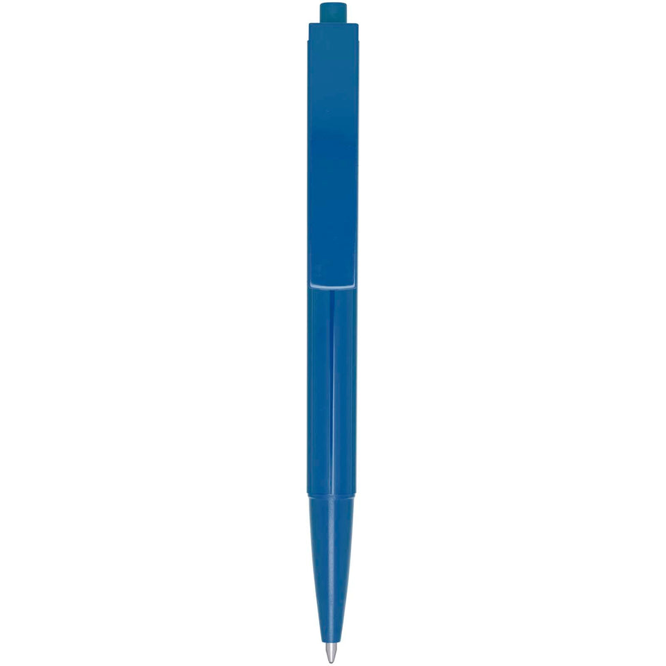 Penna a sfera in plastica riciclata Elsa (inchiostro blu) personalizzato con logo - Pubblienne