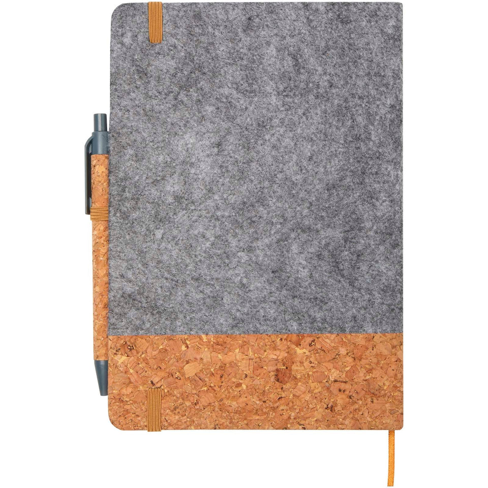 Blocco note formato A5 con copertina rigida Veronica personalizzato con logo - Pubblienne