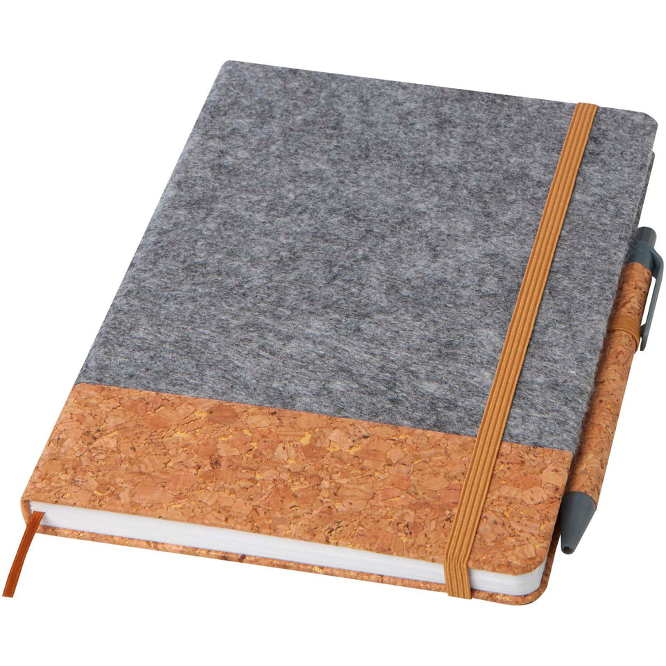 Blocco note formato A5 con copertina rigida Veronica personalizzato con logo - Pubblienne