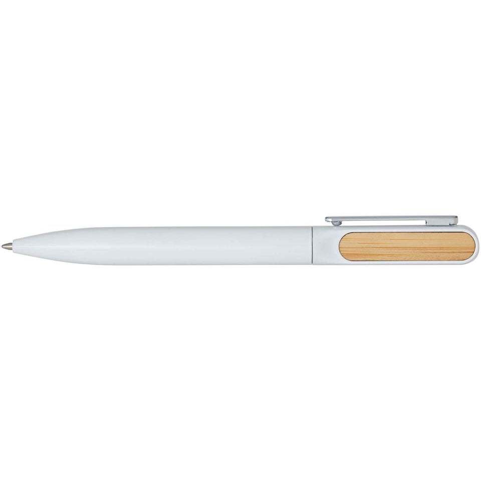 Penna a sfera in alluminio riciclato Blanca (inchiostro nero) personalizzato con logo - Pubblienne