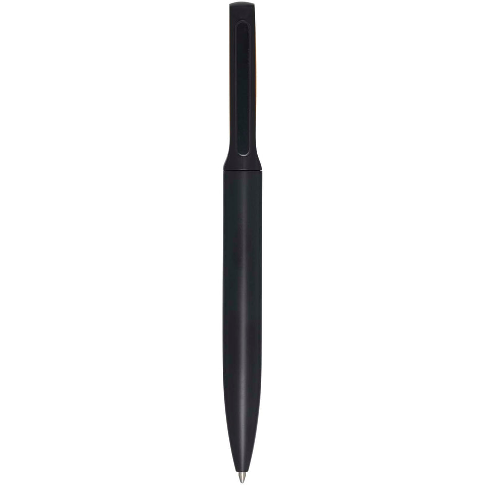 Penna a sfera in alluminio riciclato Blanca (inchiostro nero) personalizzato con logo - Pubblienne