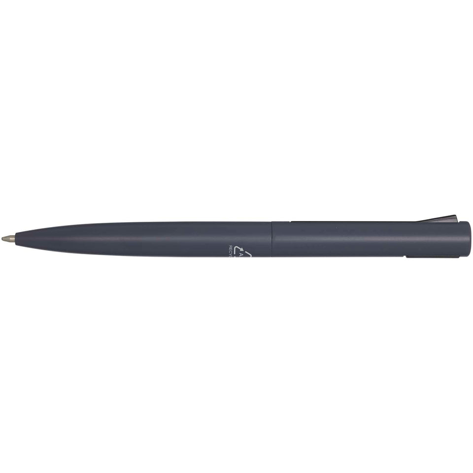 Penna a sfera in alluminio riciclato Juana (inchiostro blu) personalizzato con logo - Pubblienne