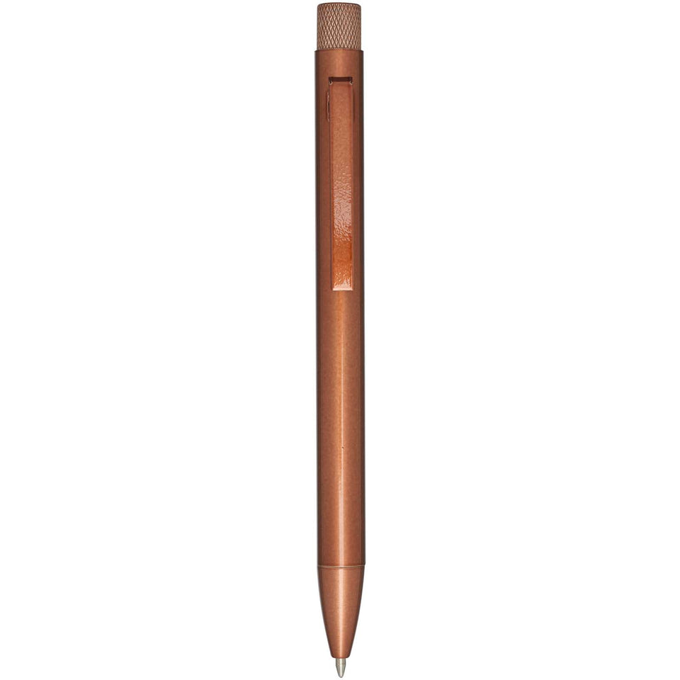 Penna a sfera in ottone riciclato Beatriz (inchiostro nero) personalizzato con logo - Pubblienne