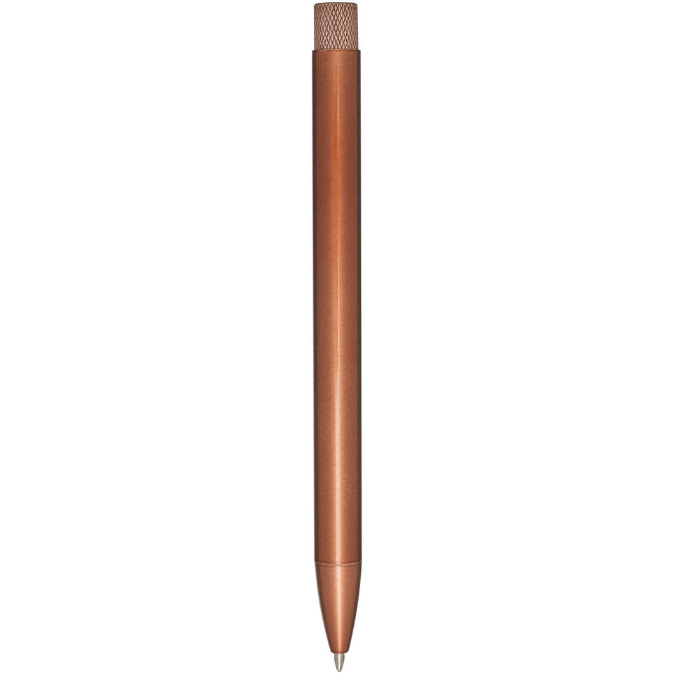 Penna a sfera in ottone riciclato Beatriz (inchiostro nero) personalizzato con logo - Pubblienne