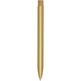 Penna a sfera in ottone riciclato Beatriz (inchiostro blu) personalizzato con logo - Pubblienne