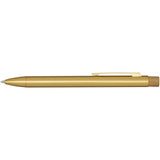 Penna a sfera in ottone riciclato Beatriz (inchiostro blu) personalizzato con logo - Pubblienne