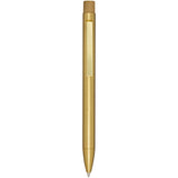 Penna a sfera in ottone riciclato Beatriz (inchiostro blu) personalizzato con logo - Pubblienne